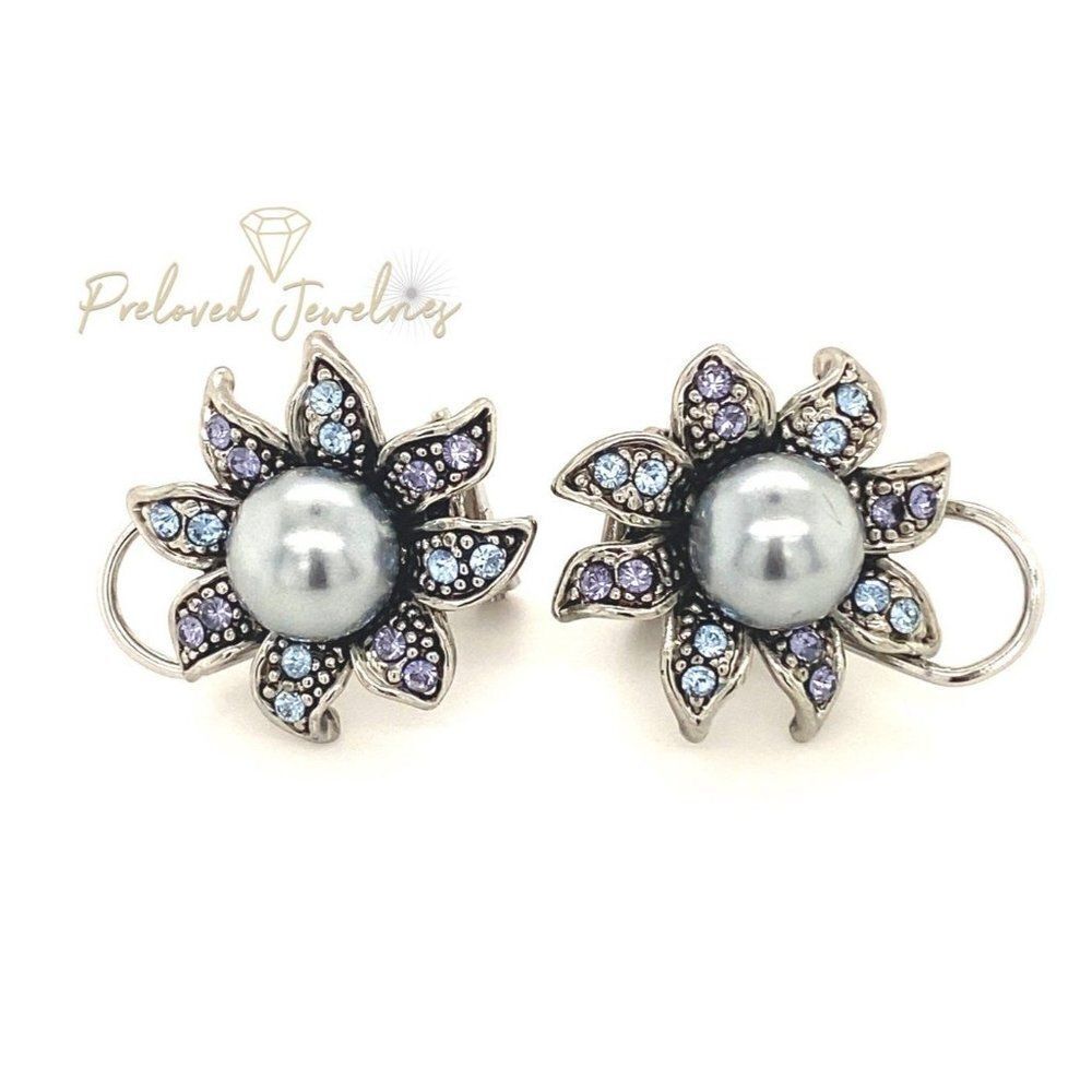 Pearl/Gemstones Earrings‎